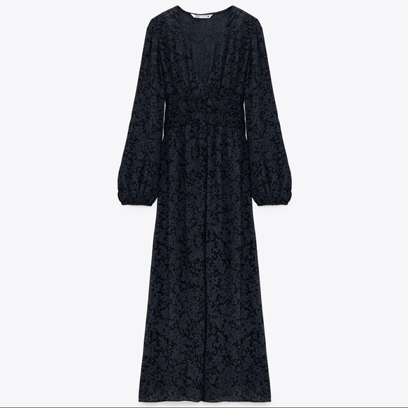 Printed Midi Long Dress - Picture 7 of 14